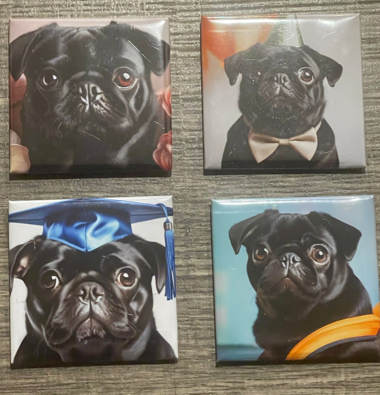 Set of 4 Custom 2x2 Photo Magnets